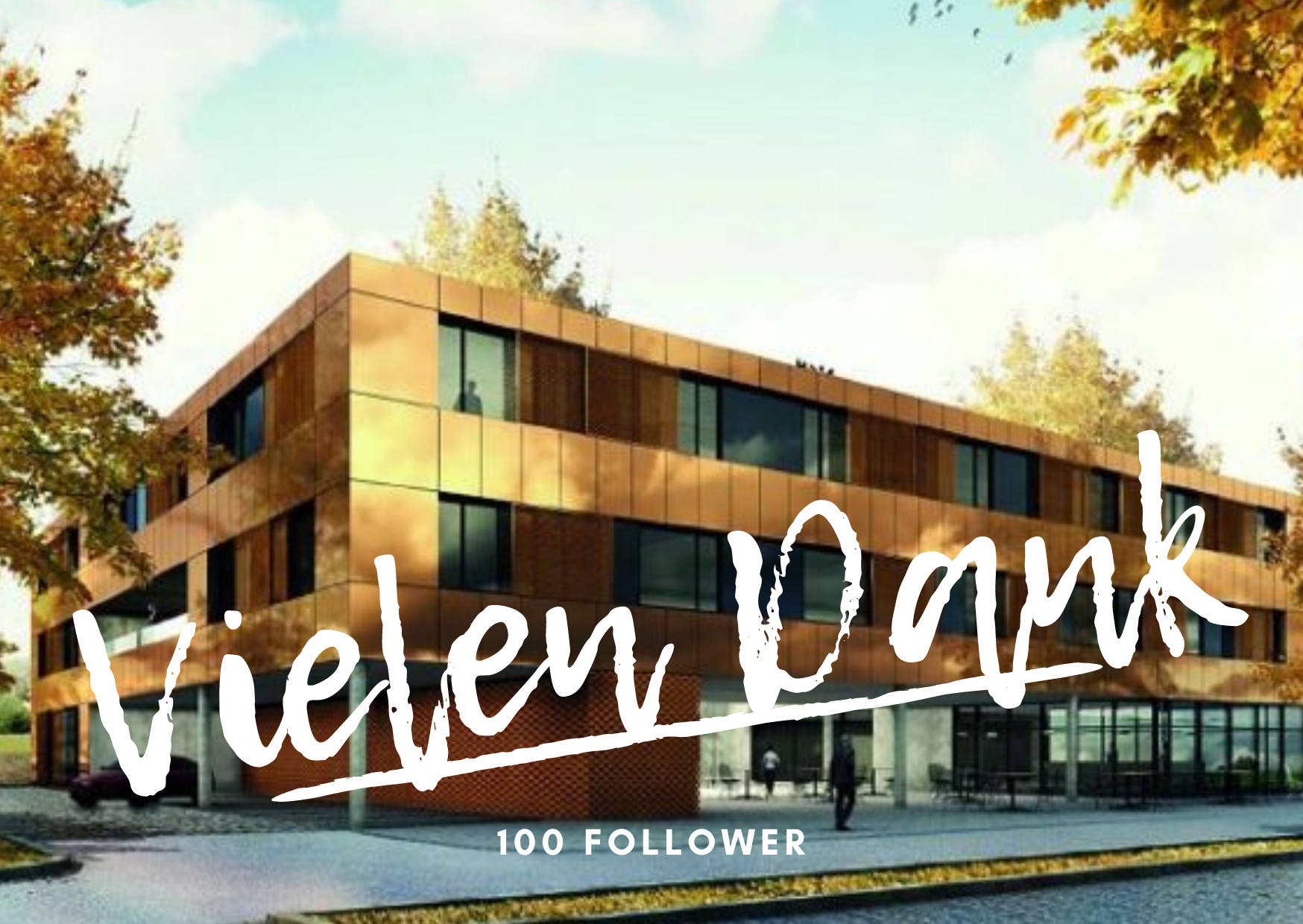 Danke für 100 Follower auf LinkedIn